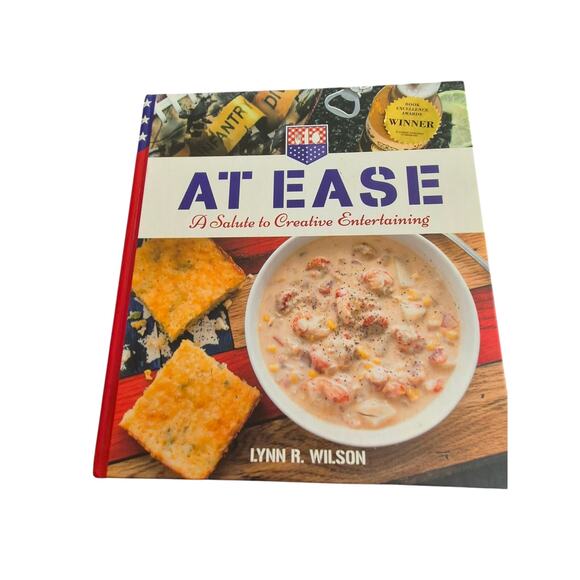 At Ease: A Salute to Creative Entertaining by Lynn Wilson 2015 Hardcopy Signed - Picture 1 of 8
